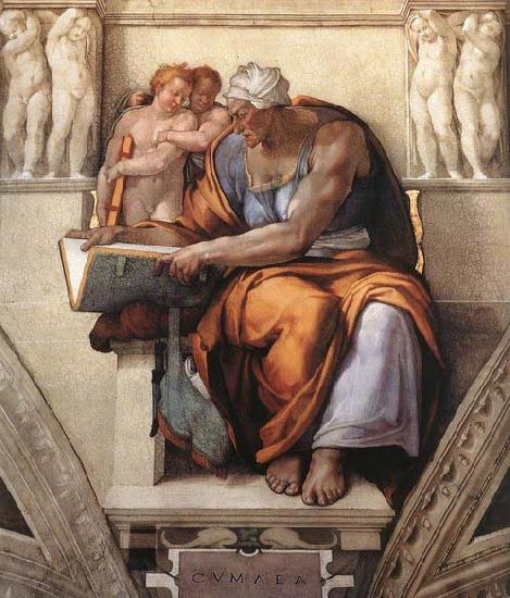 Michelangelo Buonarroti The Cumaean Sibyl china oil painting image